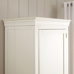 The Furniture Market Wilmslow White Painted 1 Door Single Wardrobe - thumbnail 7