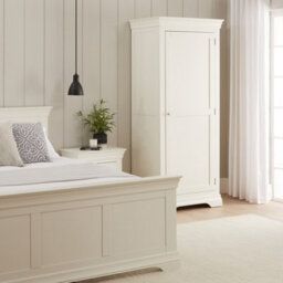 The Furniture Market Wilmslow White Painted 1 Door Single Wardrobe - thumbnail 4