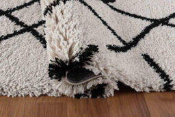 Moroccan Berber Shaggy Rugs Living Room Abstract Stone 120X170 Cm - thumbnail 4