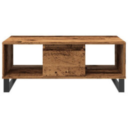 Walplus Coffee Table Old Wood 90X50X36.5 Cm Engineered Wood - thumbnail 4