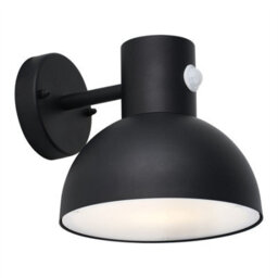 First Choice Lighting Arkle - Black Motion Sensor Outdoor Wall Light