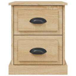 Berkfield Bedside Cabinet Sonoma Oak 39X39X47.5 Cm Engineered Wood - thumbnail 7