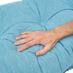 Living And Home Blue Removable And Washable Chenille Cushion Headboard Pillow, 150Cm W X 60Cm H - thumbnail 7