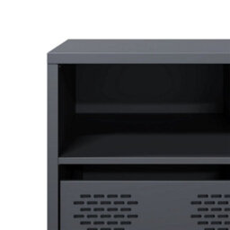 Berkfield Industrial Tv Cabinet Anthracite 135X39X43.5 Cm Cold-Rolled Steel - thumbnail 9