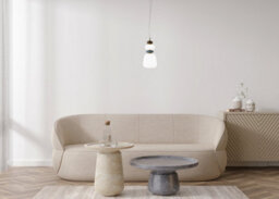 Luminosa Lighting Luminosa Evans 37Cm Slim Pendant Ceiling Light Gold 3000K Warm White - thumbnail 3