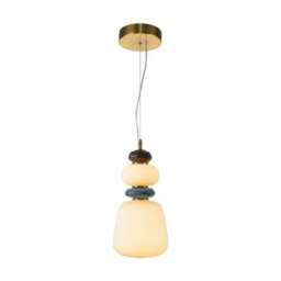 Luminosa Lighting Luminosa Evans 37Cm Slim Pendant Ceiling Light Gold 3000K Warm White - thumbnail 2