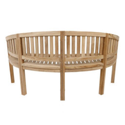 Charles Bentley Solid Wooden Teak Garden Outdoor San Diego Bench 5.2Ft 3 Seater - thumbnail 7
