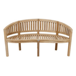 Charles Bentley Solid Wooden Teak Garden Outdoor San Diego Bench 5.2Ft 3 Seater - thumbnail 4