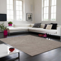 Stone Shaggy Modern Plain Machine Made Easy To Clean Rug For Living Room And Bedroom-120Cm X 170Cm - thumbnail 1