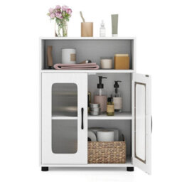 Bathroom Cabinet Freestanding Cabinet With 2 Doors - thumbnail 6