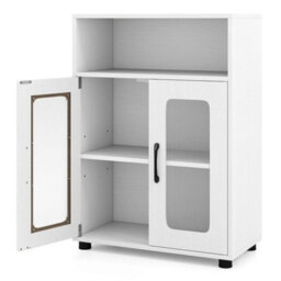 Bathroom Cabinet Freestanding Cabinet With 2 Doors - thumbnail 4
