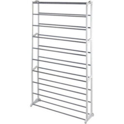 10 Tier Vertical Shoe Rack Tall Narrow Shelf Storage Organizer - thumbnail 2