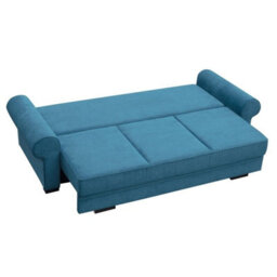 Bukiet Sofa Bed For Living Room With Sleeping Function Storage Compartment Wood Frame 256X103X95Cm 147X200Cm Green - thumbnail 5