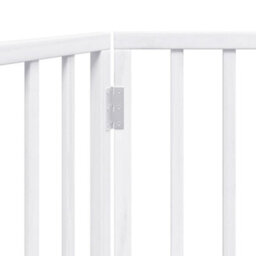 Vidaxl Dog Gate Foldable 3 Panels White 150 Cm Poplar Wood - thumbnail 8