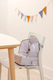 Btl Easy Up Toddler Feeding Booster Seat - White Stars - thumbnail 4