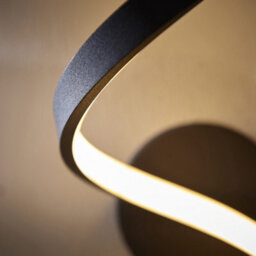 Luminosa Lighting Luminosa Astral Modern Integrated Led Bathroom Wall Light Textured Black, Warm White, Ip44 - thumbnail 5