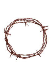 I Love Fancy Dress Barbed Wire Halloween Garland - Pack Of 3 - thumbnail 1