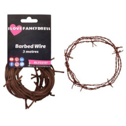 I Love Fancy Dress Barbed Wire Halloween Garland - Pack Of 3 - thumbnail 2