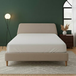 Flannelette Fitted Sheet Extra Deep 40Cm Skirt Soft Brushed Cotton White - thumbnail 1