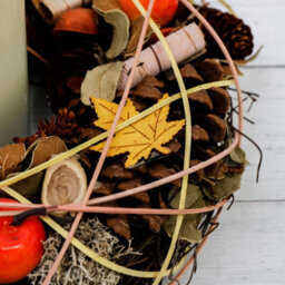 Annibells Rustic Autumn Halloween Door Wreath (7628) - thumbnail 4