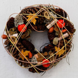 Annibells Rustic Autumn Halloween Door Wreath (7628) - thumbnail 1