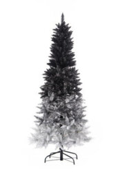 Shatchi 6Ft Tasmanian Mixed Colours Shiny Tinsel Pencil Tips Luxurious Slim Artificial Christmas Tree Branches - thumbnail 4