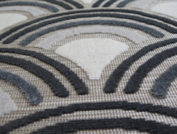 Aspect Furniture Tear Drops Geometric Wave Pattern Area Rug(Charcoal Grey/beige/cream) - thumbnail 4