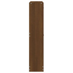 Berkfield Shoe Cabinet Brown Oak 59X17X81 Cm Engineered Wood - thumbnail 6