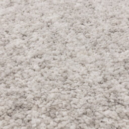 Silver Luxurious , Modern , Plain , Shaggy Easy To Clean Rug For Living Room, Bedroom - 160Cm X 230Cm - thumbnail 2