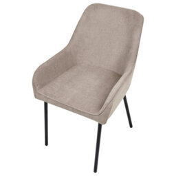 Beliani Set Of 2 Dining Chairs Loverna Corduroy Beige - thumbnail 7