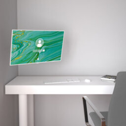 "Avf Extendable Tilt And Turn Tv & Monitor Wall Mount, For Tvs Up To 32"" - White" - thumbnail 2