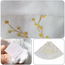 Living And Home Gold Twig Plush Christmas Tree Skirt Christmas Decoration Xmas Ornament - thumbnail 3