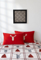 Kampala Hill Stag Teddy Fleece Duvet Cover Set - thumbnail 3