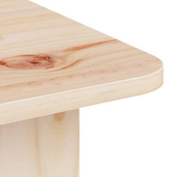 Berkfield Coffee Table Natural 80 X 39.5 X 33.5 Cm Solid Pine Wood - thumbnail 9