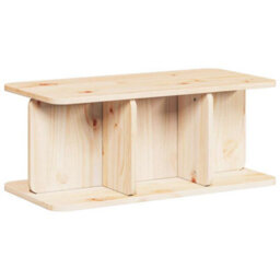 Berkfield Coffee Table Natural 80 X 39.5 X 33.5 Cm Solid Pine Wood - thumbnail 7