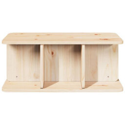 Berkfield Coffee Table Natural 80 X 39.5 X 33.5 Cm Solid Pine Wood - thumbnail 5
