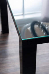 Furniturebox Rectangular Clear Tempered Glass Dining Table Top Protector Topper-120X70Cm Topper - thumbnail 5