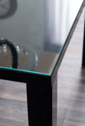 Furniturebox Rectangular Clear Tempered Glass Dining Table Top Protector Topper-120X70Cm Topper - thumbnail 3