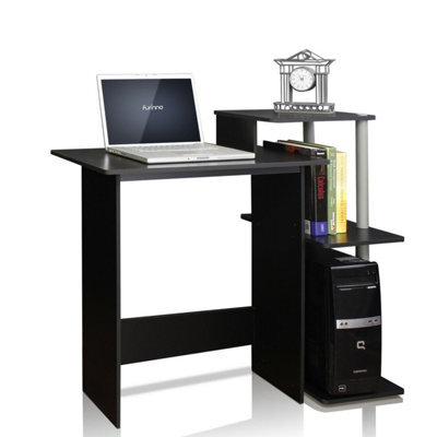 Walplus Furinno Efficient Home Laptop Notebook Computer Desk,black/grey - image 1