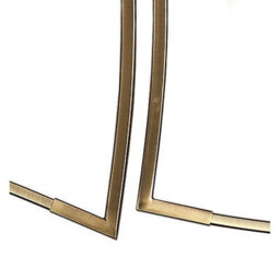 Luminosa Lighting Luminosa Pietra Linear Pendant 2 Arm 6 Light G9, Antique Brass - thumbnail 5