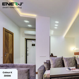 Ener-J 24V Cob Led Strip Lights 30 Meters Reel With 480 Leds/m, 12W/m, 1200Lm/m, Cri 90-92, 3000K, Ip68 - thumbnail 3