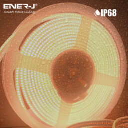 Ener-J 24V Cob Led Strip Lights 30 Meters Reel With 480 Leds/m, 12W/m, 1200Lm/m, Cri 90-92, 3000K, Ip68 - thumbnail 2