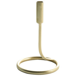 Beliani Set Of 2 Candle Holders Bunyu Metal 19/28 Cm Gold - thumbnail 7