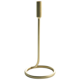 Beliani Set Of 2 Candle Holders Bunyu Metal 19/28 Cm Gold - thumbnail 6