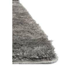 Melrose Super Soft Washable Shaggy Grey Area Runner Rug 067/180Cm - thumbnail 5
