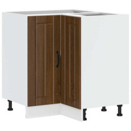 Berkfield Kitchen Corner Base Cabinet Lucca Brown Oak Engineered Wood - thumbnail 2