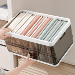 Living And Home Foldable  Clothes Organizer Closet Storage Box With 9 Dividers - thumbnail 2