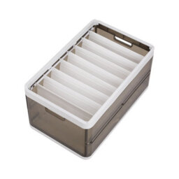 Living And Home Foldable  Clothes Organizer Closet Storage Box With 9 Dividers - thumbnail 5