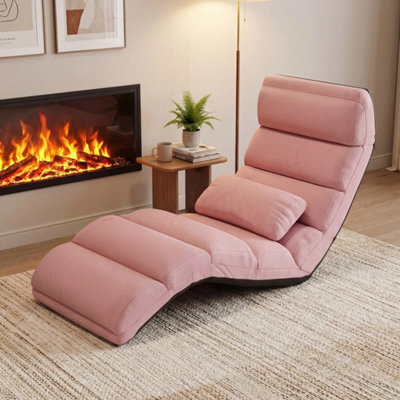 Foldable Floor Sofa Chair Video Gaming Chair W/ Pillow - image 1