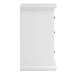 Wyld Haus Osaka Farmhouse 4-Drawer White Wooden Chest With Gloss Finish - thumbnail 6
